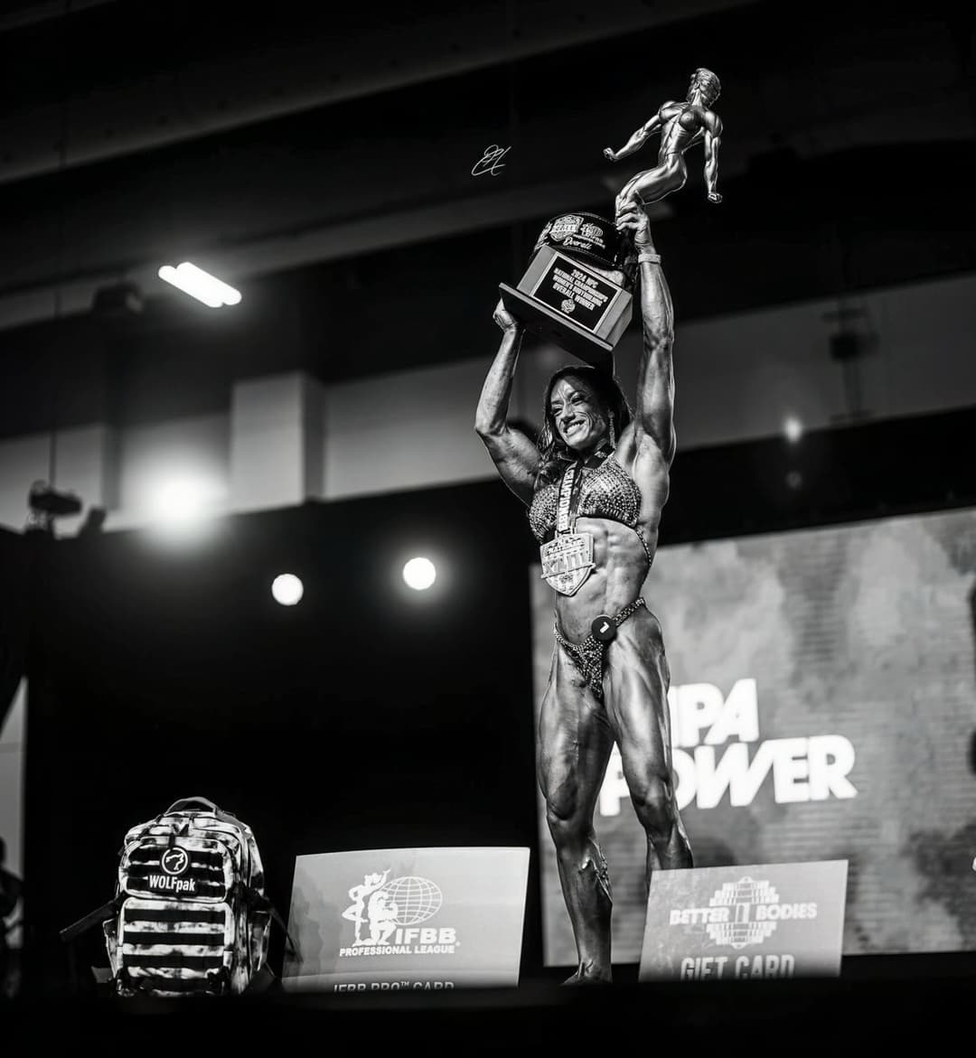 Natalie Miller winning her IFBB Pro Card at the 2024 NPC National Championships